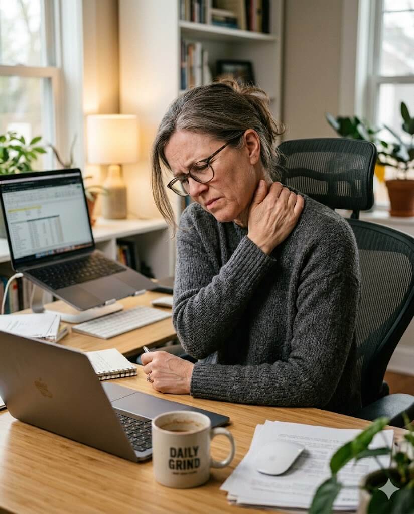 YOUR NECK IS UNDER CONSTANT STRESS